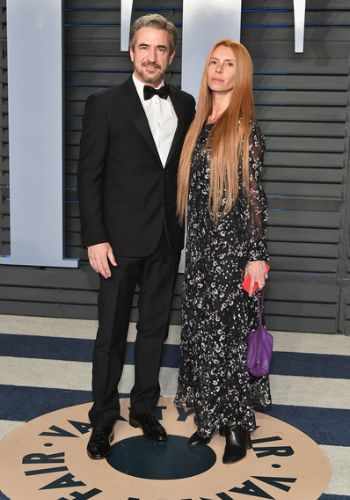 Picture of Tharita Cesaroni with her husband Dermot Mulroney. 